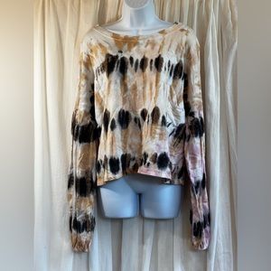 Material Girls tie-dye top